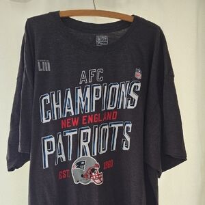 Patriots Fanatics Pro Line Dark Gray T-Shirt Mens Size 4 Xl New